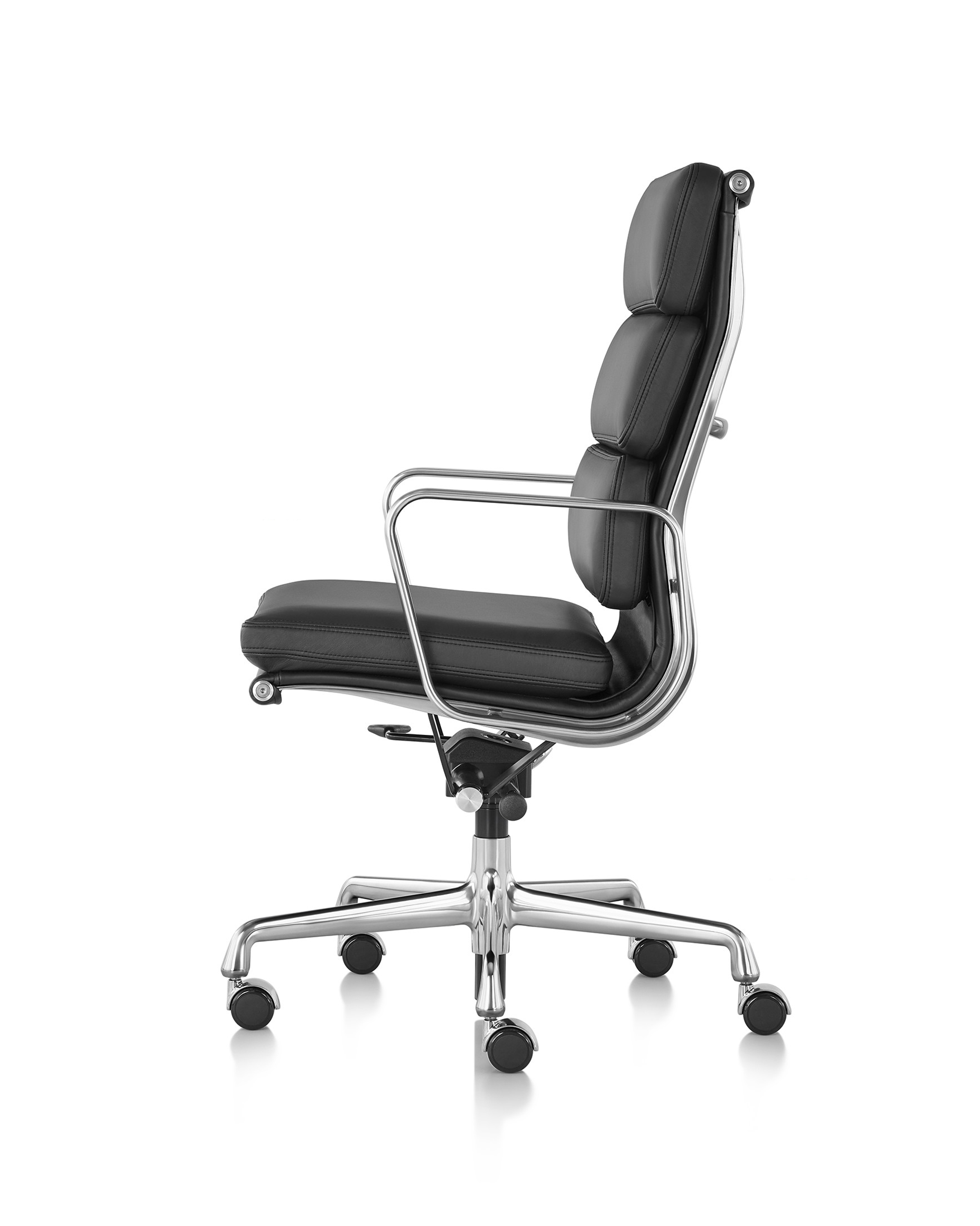 办公椅|现代真皮中班椅|办公家具|设计师家具|伊姆斯软包大班椅